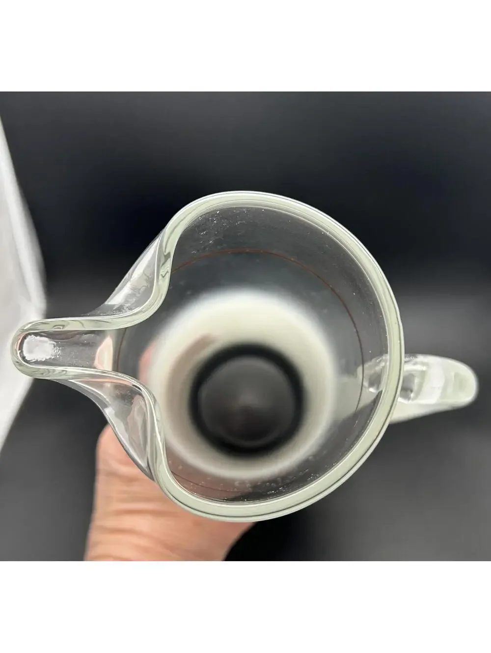 Blendo Charcoal Mist 60oz Pitcher by West Virginia Glass Co